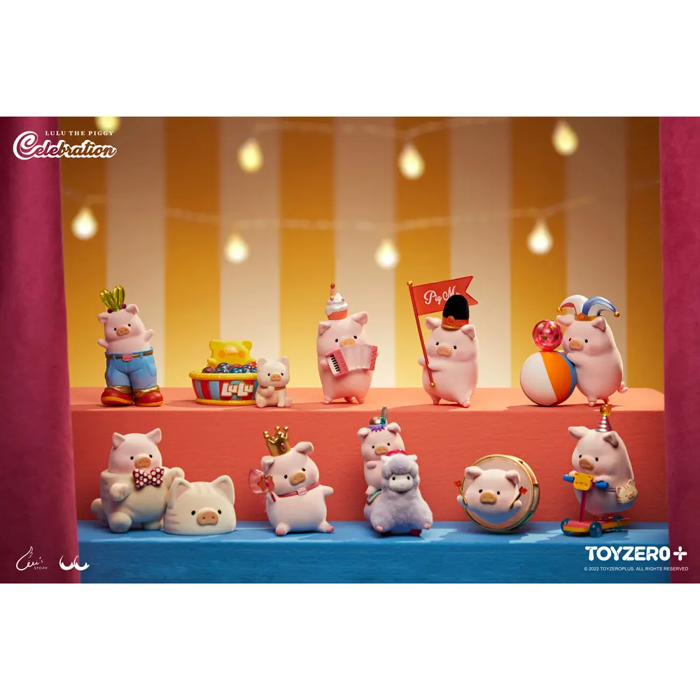 TOYZEROPLUS 罐頭豬LuLu歡樂時光系列公仔盒玩/ 8入盒裝