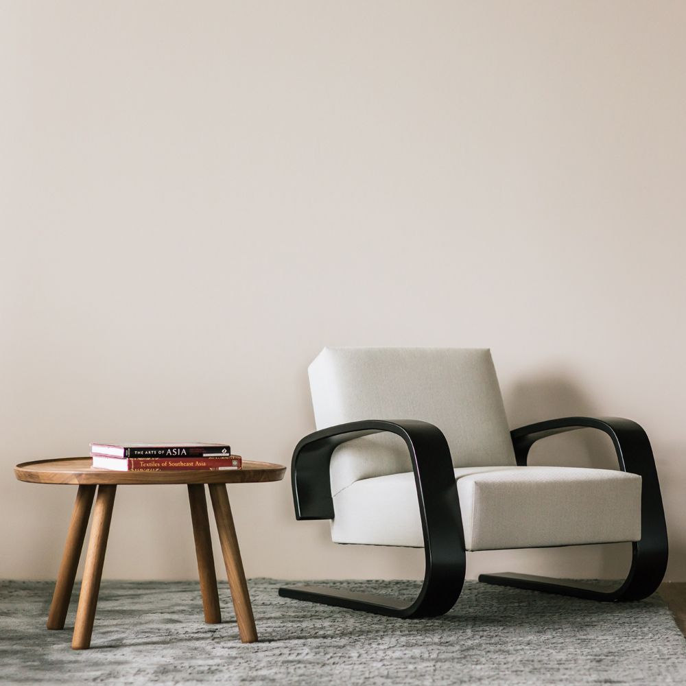 北歐櫥窗/Artek Armchair 400 Tank 坦克扶手椅(米灰)