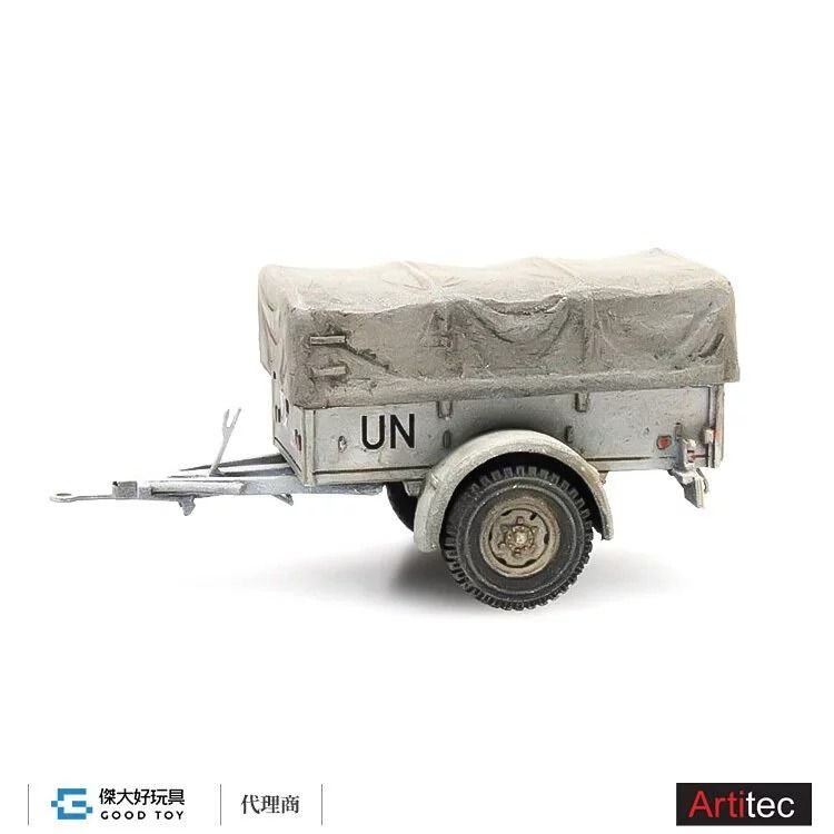 Artitec 387.326 (HO:1/87) Aanhanger polynorm 1 ton UNIFIL 荷蘭 聯合國維和部隊 塗色 1噸 拖車