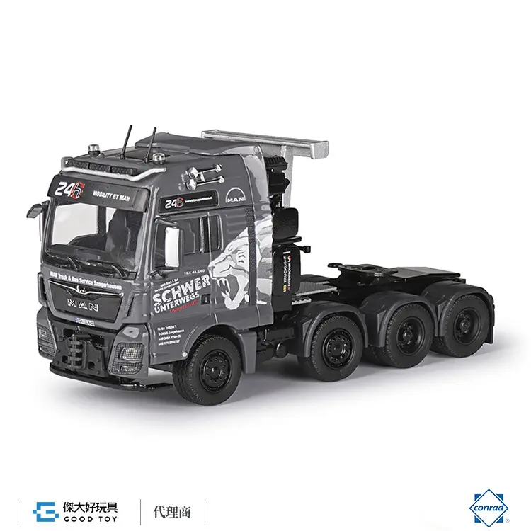 合金工程車 Conrad 76001/05 MAN TGX XXL D38 41.640 重型拖車頭(MAN Truck & Bus Service Sangerhausen)
