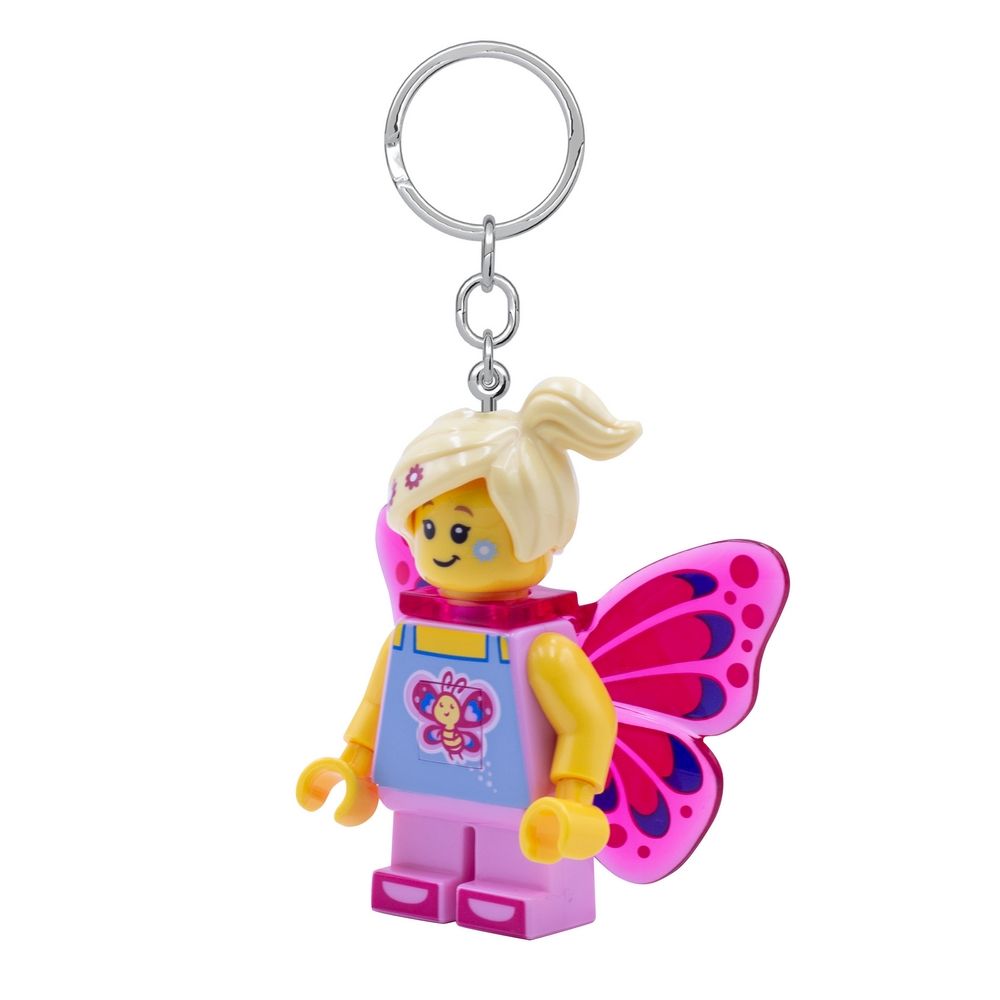 LEGO樂高蝴蝶女孩鑰匙圈燈