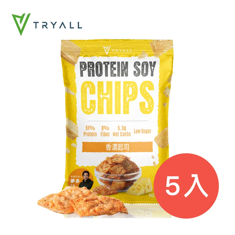 [台灣 TRYALL] 涮嘴蛋白酥脆脆-香濃起司30g/包x5