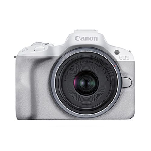 【贈真無線藍牙耳機*1個 (市值1980元)】Canon EOS R50 無反光鏡數位相機 RF-S 18-45mm F4.5-6.3 IS STM 公司貨 白色