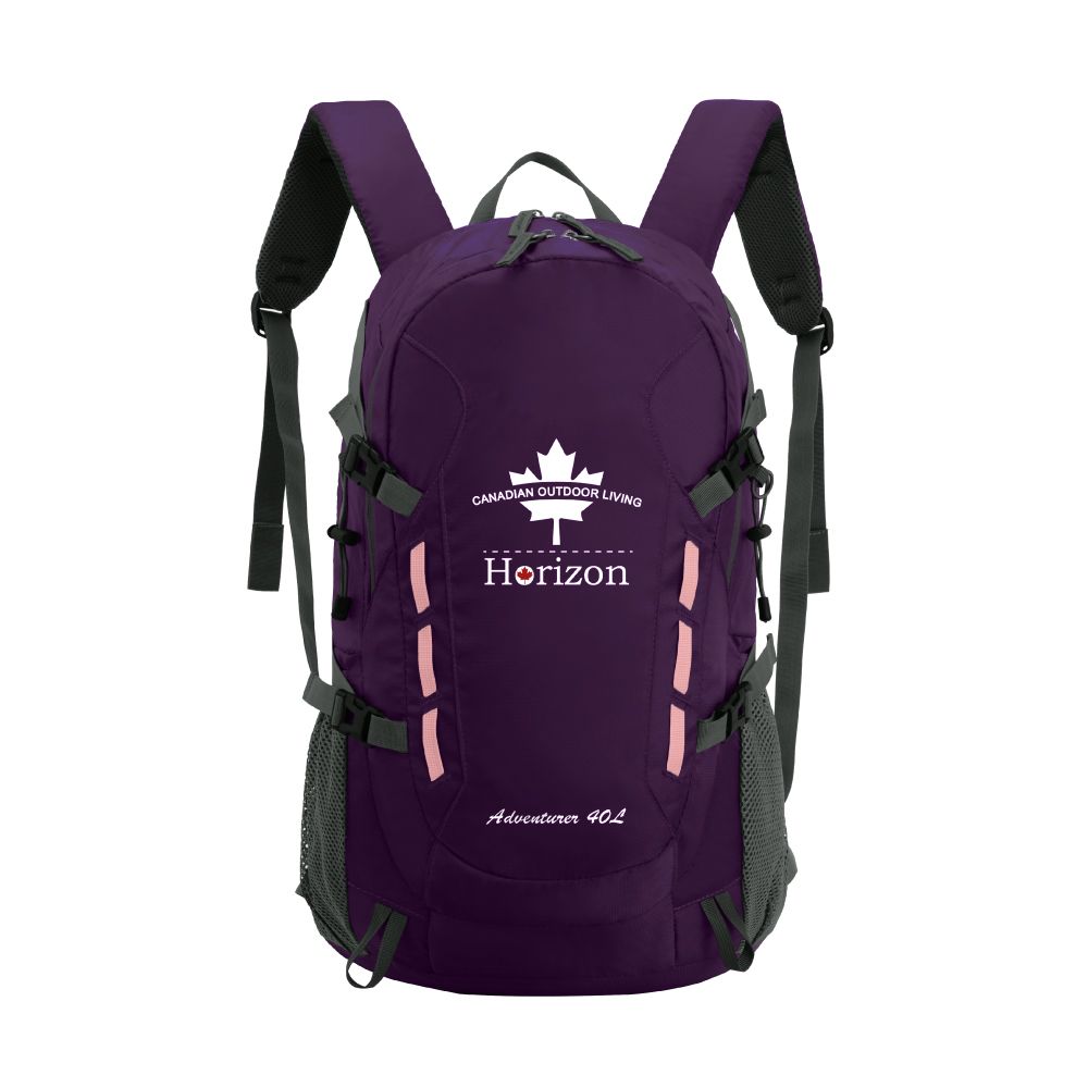 Horizon 天際線 終極版 冒險家登山後背包 Adventurer 40L｜腰扣、胸扣、防雨罩、側袋 / 羅蘭紫