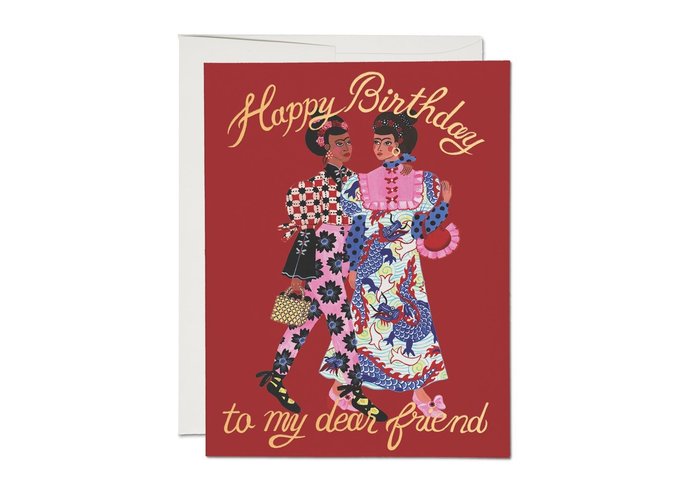 美國 RED CAP 生日卡/ Fashion Friends