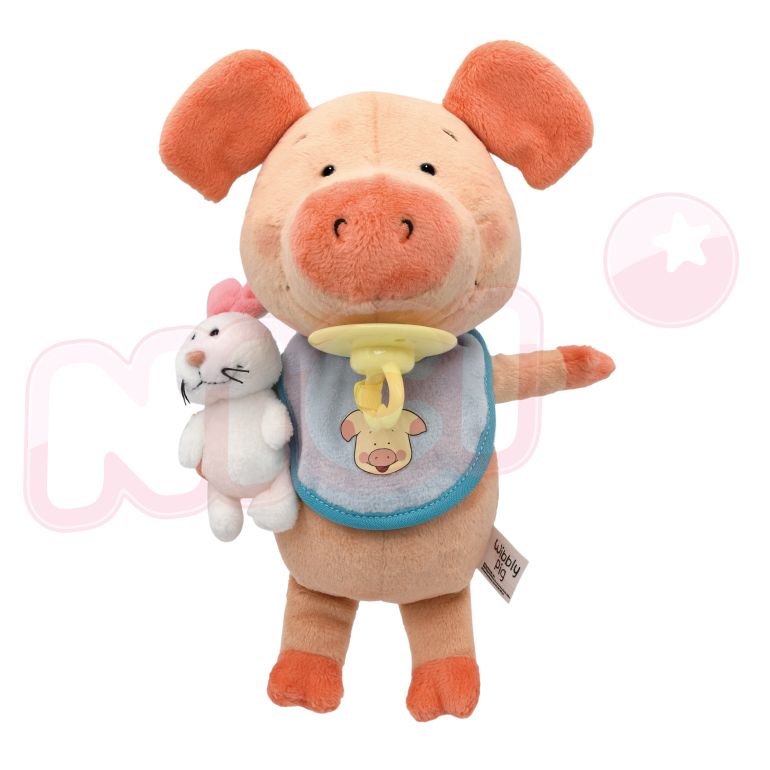 NICI北鼻小豬威比坐姿玩偶/ 25cm