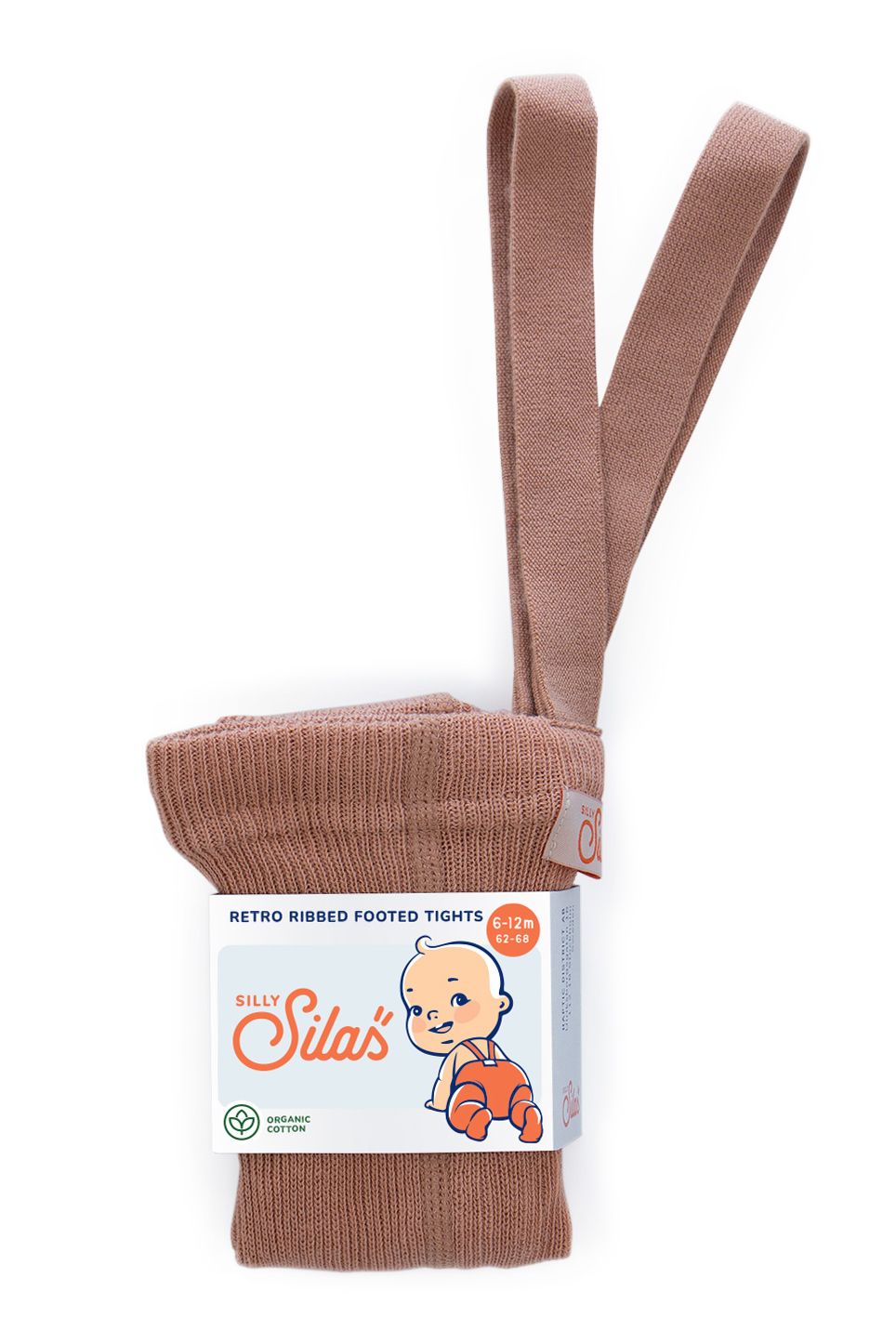 Silly Silas復古吊帶褲襪 / Light Brown / 6-12M