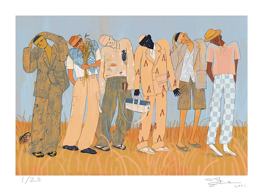 桑拿大可 Sangna Take限量版畫/Jacquemus "L'AMOUR" Summer 2021