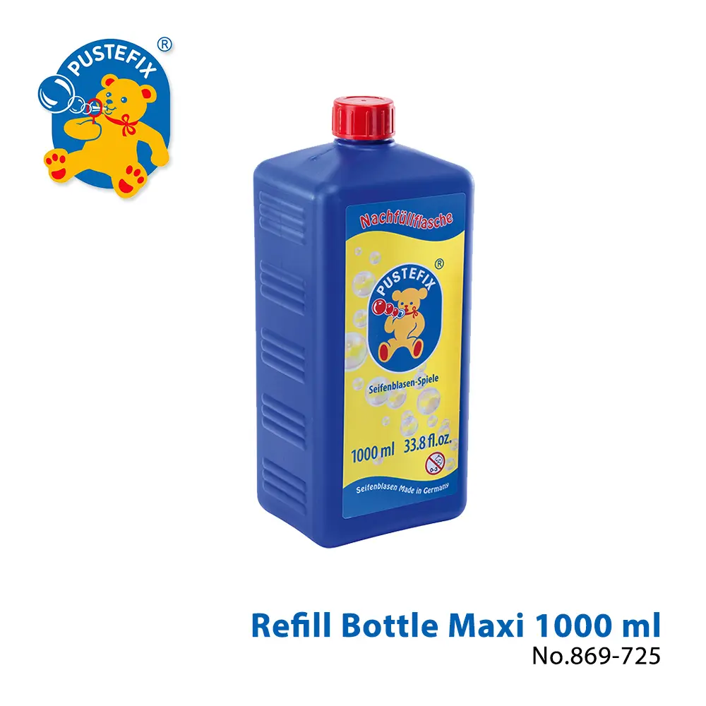 Pustefix魔法泡泡水補充液1000ml/ 藍瓶/ 869-725
