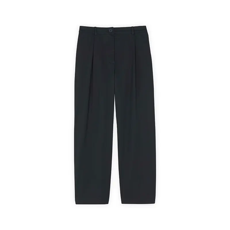 MAISON KITSUNÉ 深藍色直筒長褲--42