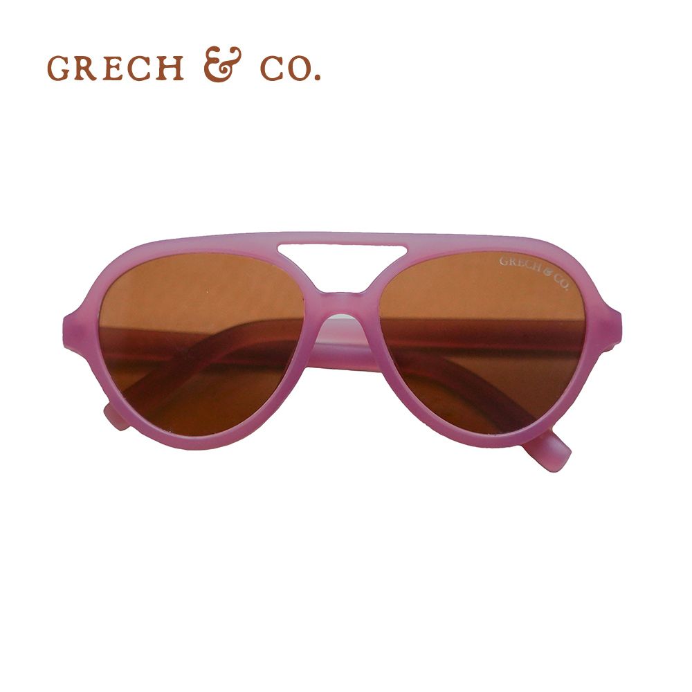 Grech&Co. 飛行員偏光太陽眼鏡/ 大童/ 果凍紫