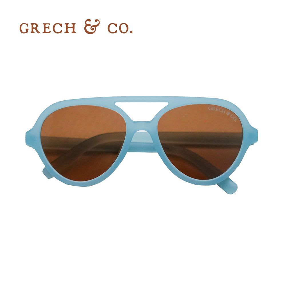 Grech&Co. 飛行員偏光太陽眼鏡/ 大童/ 果凍藍