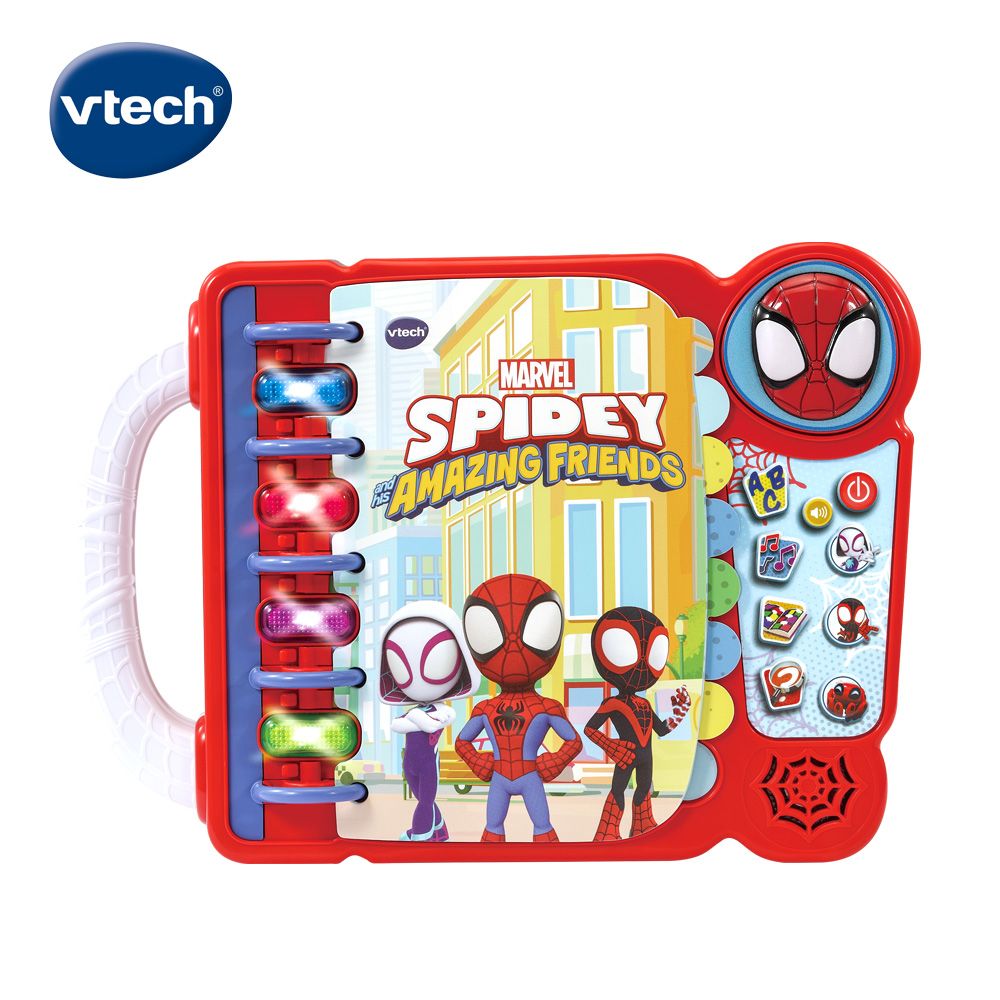 vtech蜘蛛人聲光互動啟蒙學習書
