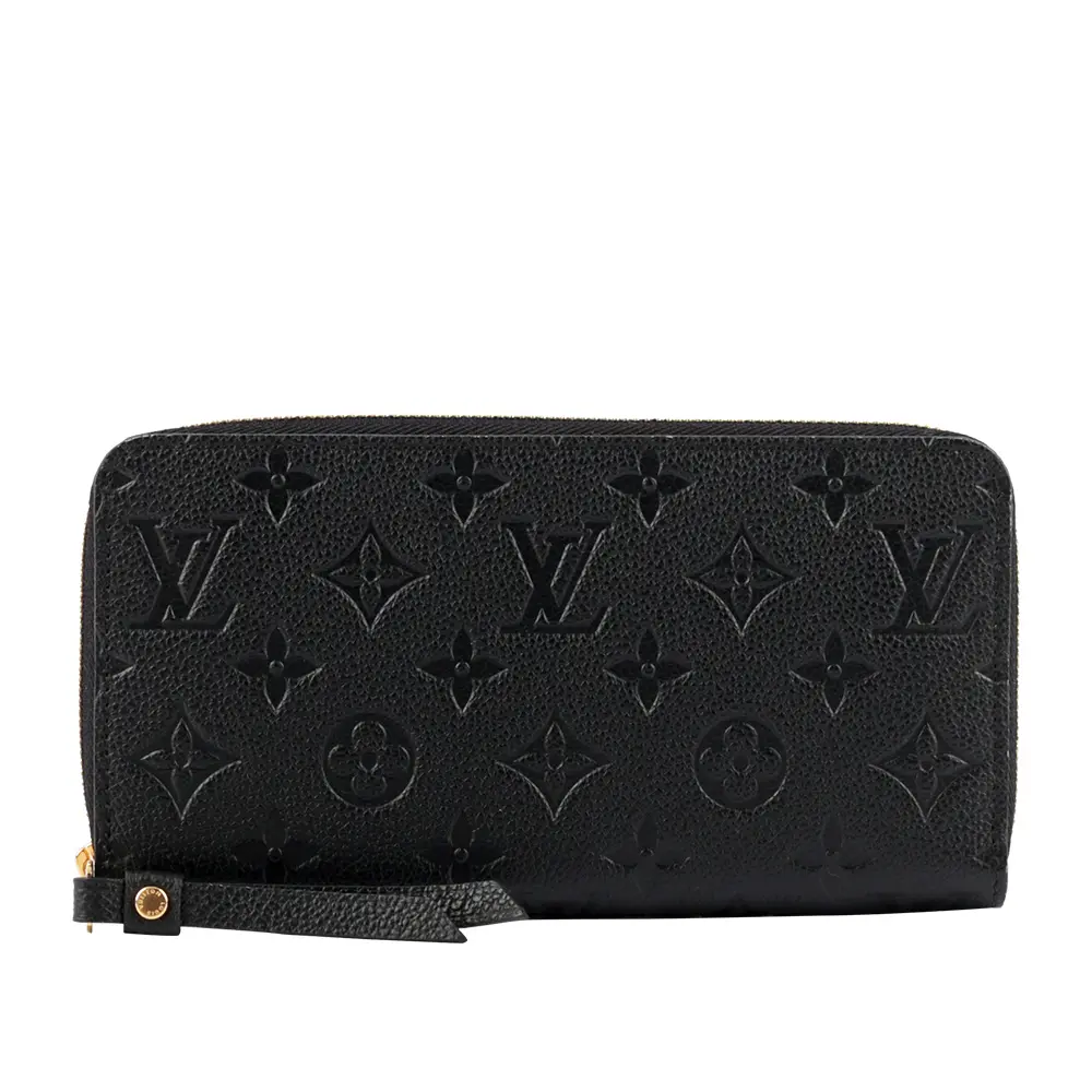 【Louis Vuitton】Monogram 壓印牛皮長夾(黑色) M61864/ 平行輸入