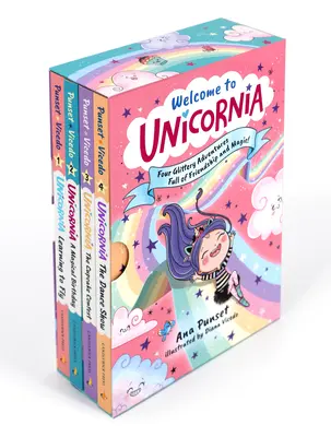 滿滿魔法魅力➤Welcome to Unicornia: Four Glittery Adventures Full of Friendship and Magic! (4冊合售)