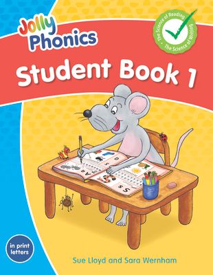 Jolly Phonics Student Book 1: In Print Letters (American English Edition)